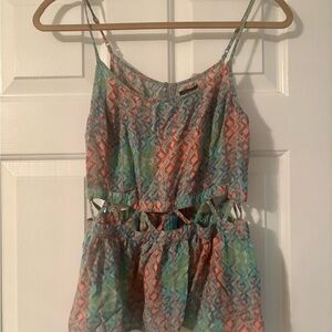 Nollie Multicolor Geometric Top